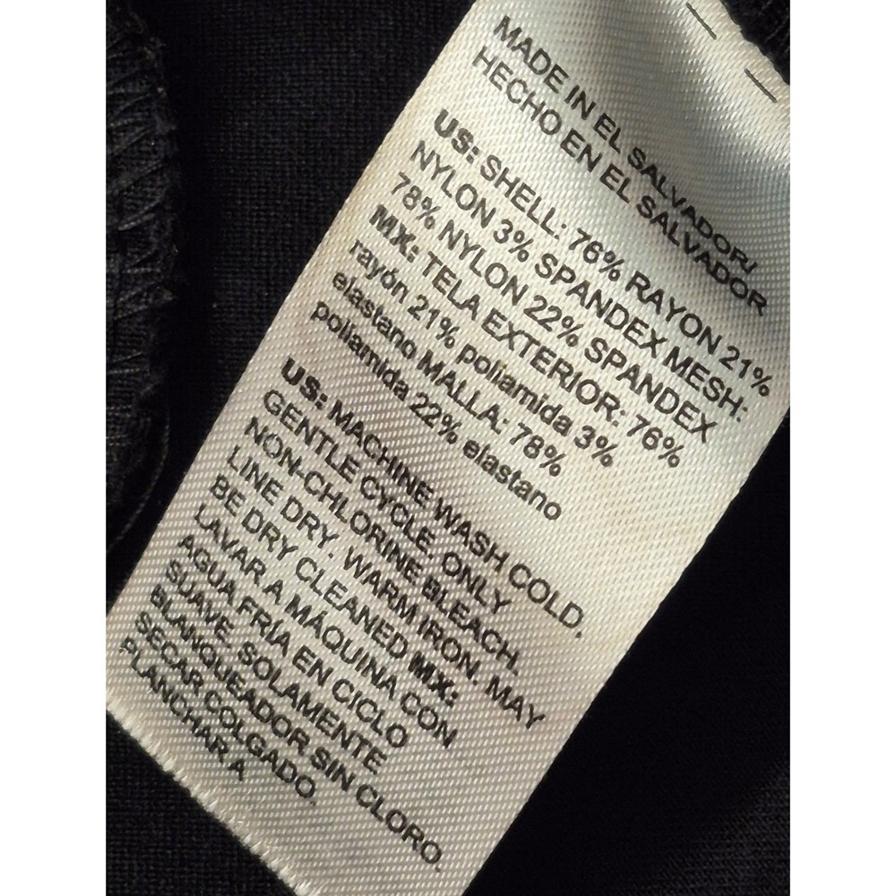 Chicos women's black pull on wide leg capri pants sz 18 stretch classic preppy - Picture 12 of 15
